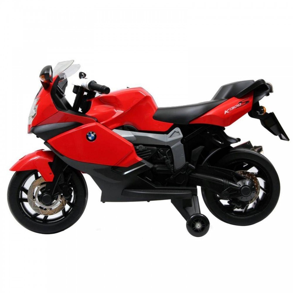 אופנוע 12V ממונע לילדים BMW KS1300 - לבן - אדום — תמונה 2