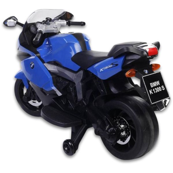 אופנוע 12V ממונע לילדים BMW KS1300 כחול — תמונה 2