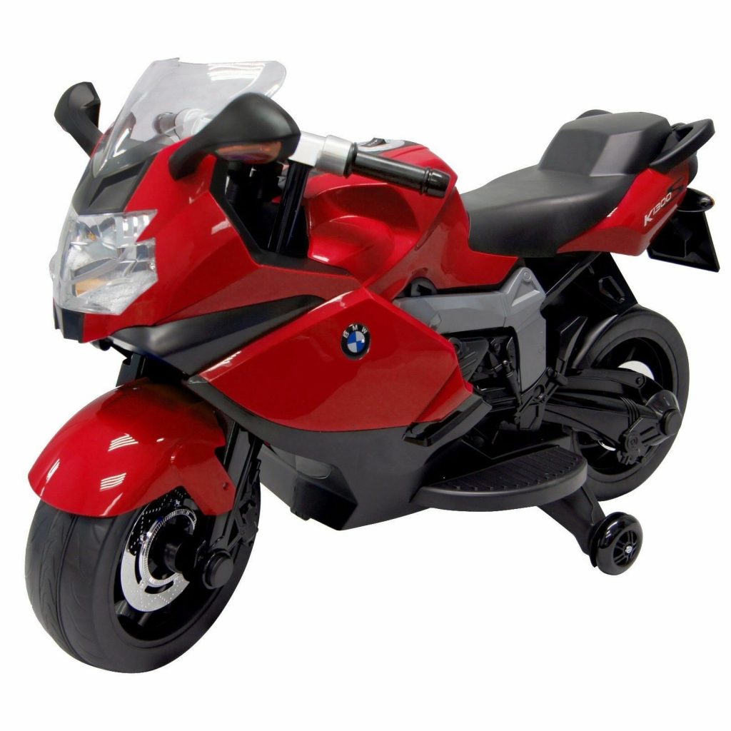 אופנוע 12V ממונע לילדים BMW KS1300 – אדום
