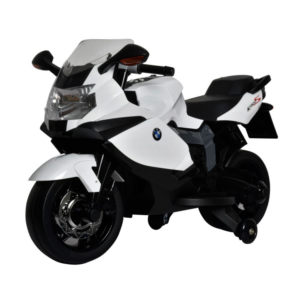 אופנוע 12V ממונע לילדים BMW KS1300 – לבן