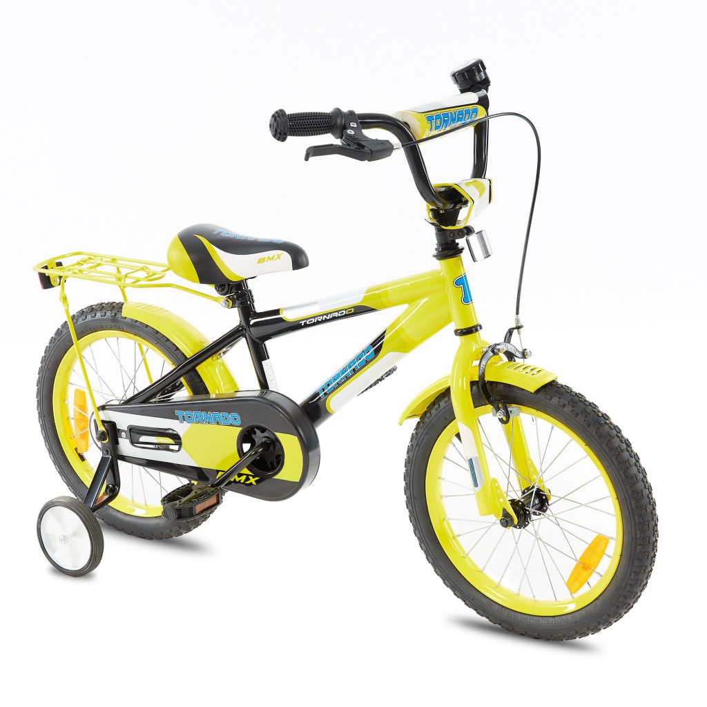טורנדו – אופני ילדים BMX – צהוב