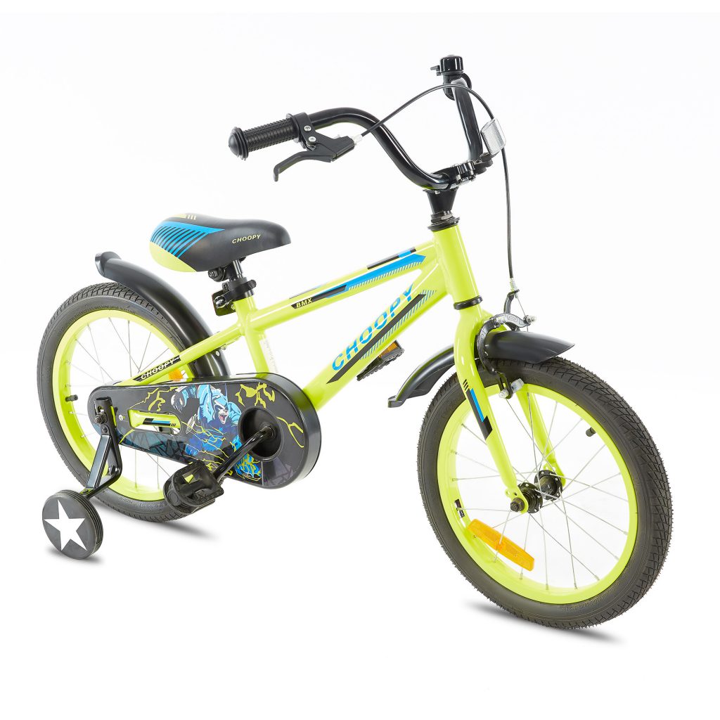 אופני ילדים BMX אלומיניום צ’ופי צהוב זוהר