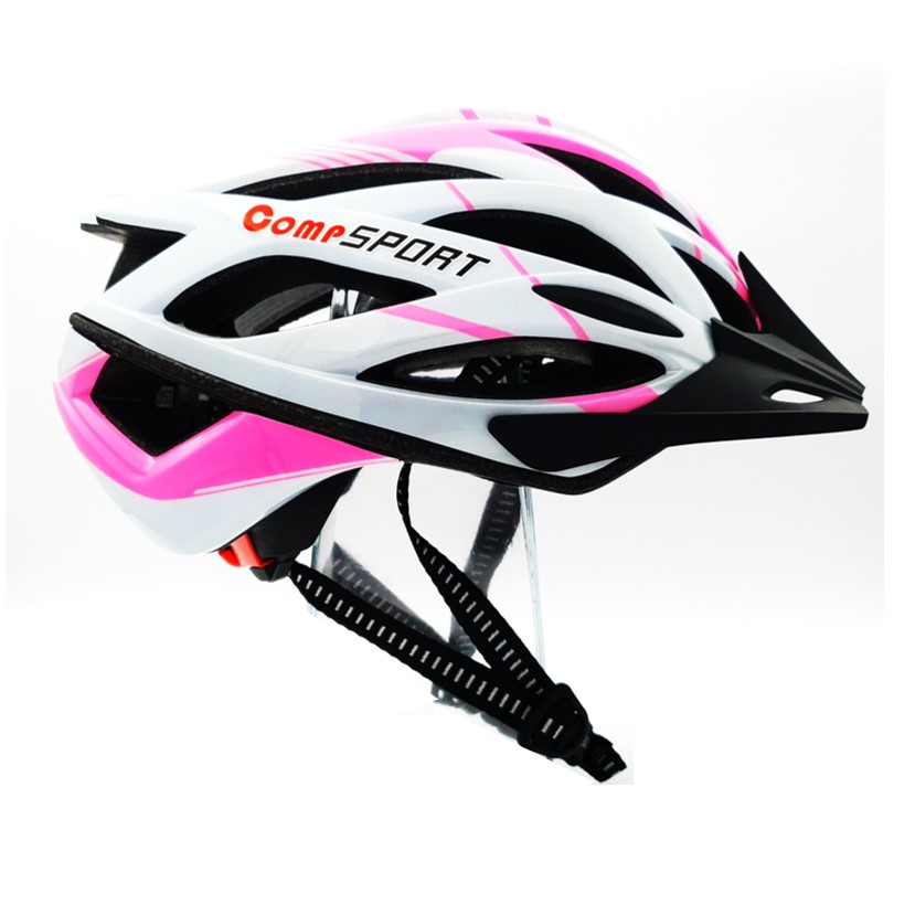 COMP SPORT - קסדת אופניים בטיחותית לנוער ובוגרים - ורוד - l-xl — תמונה 5