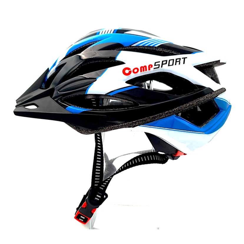 COMP SPORT – קסדת אופניים בטיחותית לנוער ובוגרים – כחול