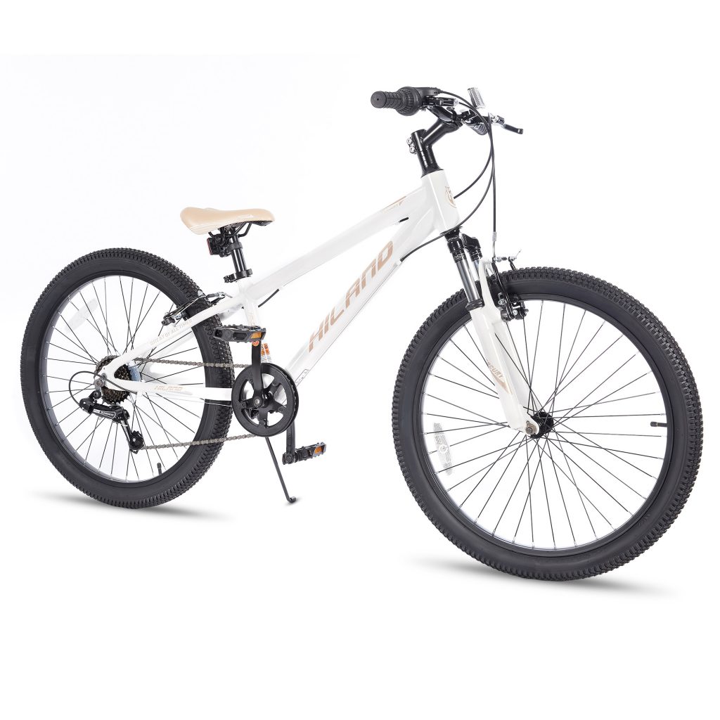 אופני הרים היילנד מרקורי לבנים – אופני הילוכים מאלומיניום לילדים ונוער