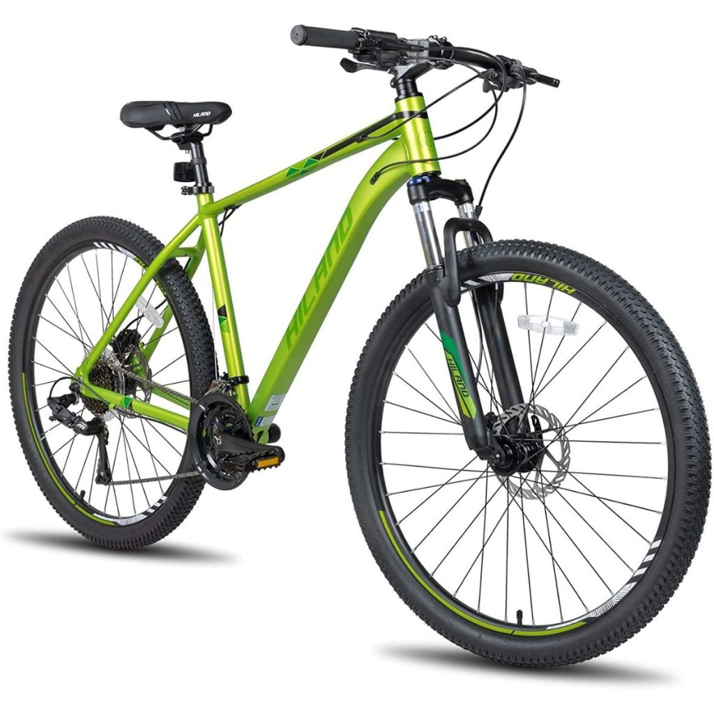 אופני הרים היילנד ספיד 27.5 אינץ ירוק עם 27 הילוכים ודיסקים הידראוליים לנוער ובוגרים