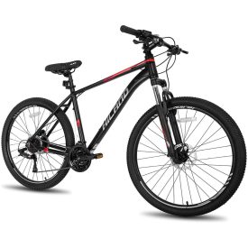 אופני הרים היילנד ספיד 27.5 אינץ שחור עם 27 הילוכים ודיסקים הידראוליים לנוער ובוגרים