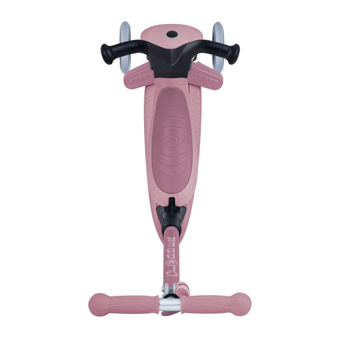 קורקינט GO UP FOLDABLE PLUS GLOBBER מתקפל 3 ב 1 עם מושב וידית דחיפה סדרת ECO - ורוד עתיק גלובר — תמונה 2