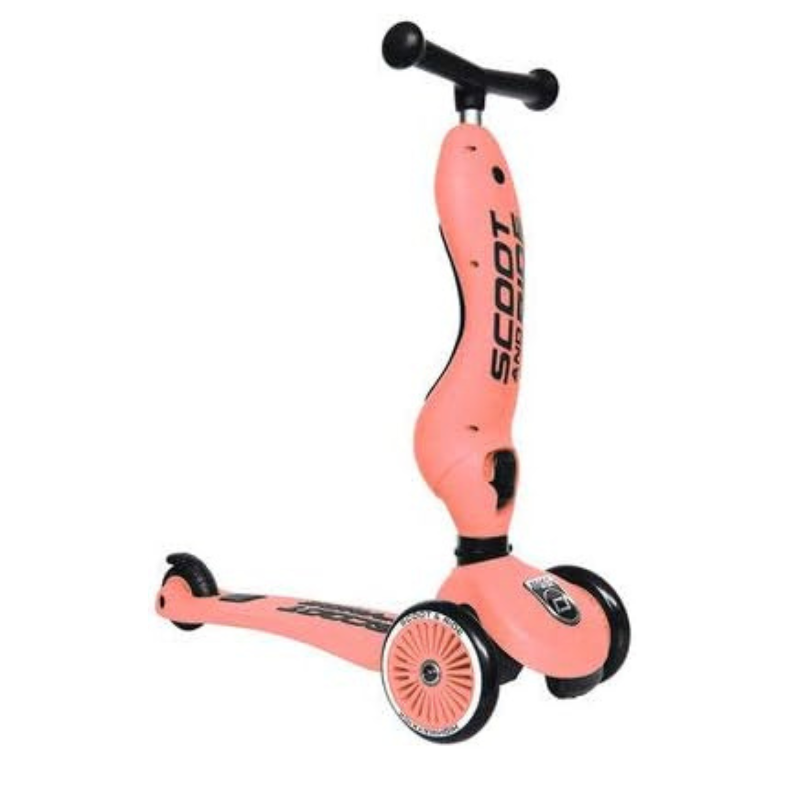 קורקינט+בימבה ילדים Scoot and Ride HIGHWAYKICK 1 ורוד אפרסק — תמונה 4
