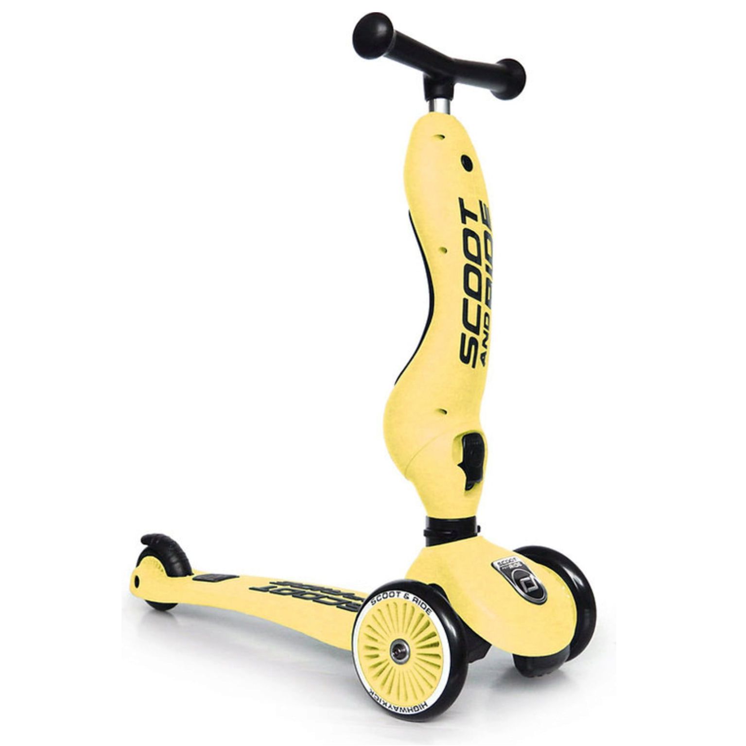 קורקינט+בימבה ילדים Scoot and Ride HIGHWAYKICK 1 צהוב — תמונה 4