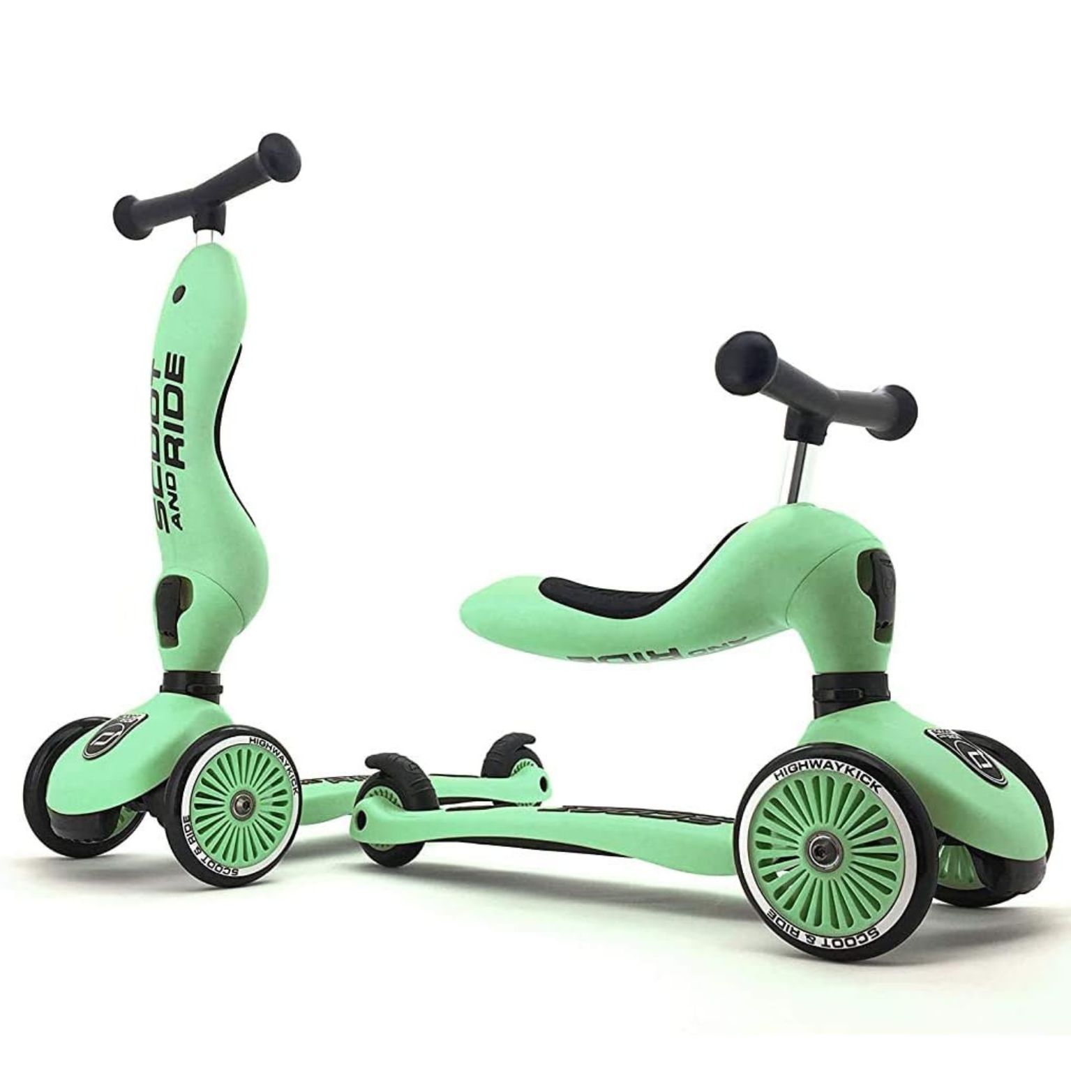 קורקינט+בימבה ילדים Scoot and Ride HIGHWAYKICK 1 ירוק בהיר
