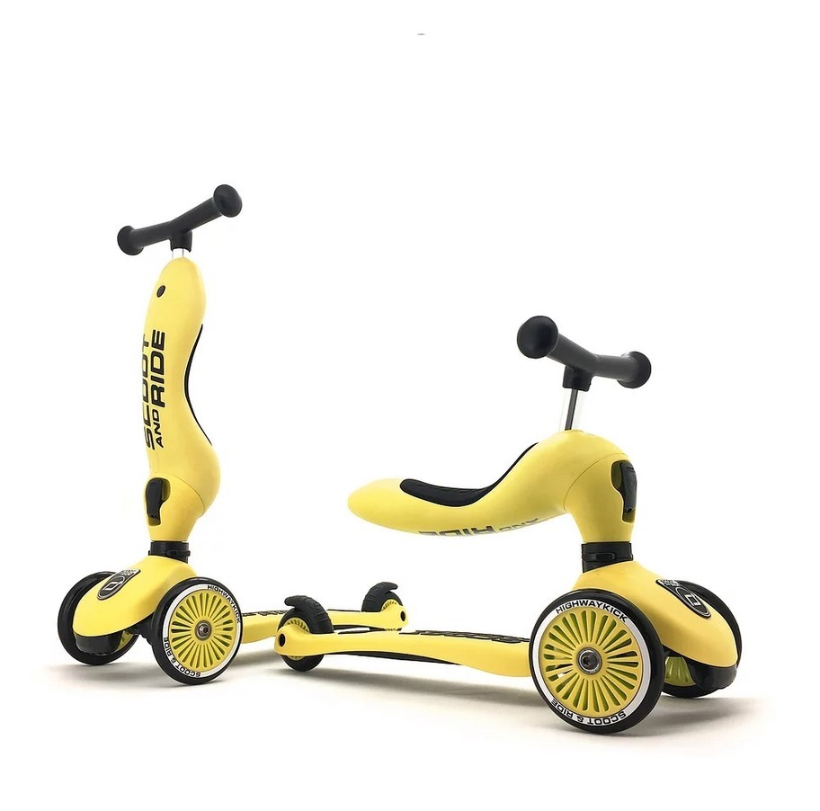 קורקינט+בימבה ילדים Scoot and Ride HIGHWAYKICK 1 צהוב