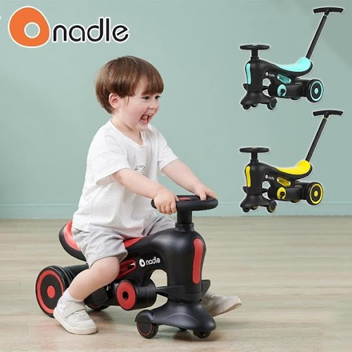 בימבה NADLE מולטי 5 ב-1 עם מוט לילדים כחול — תמונה 3