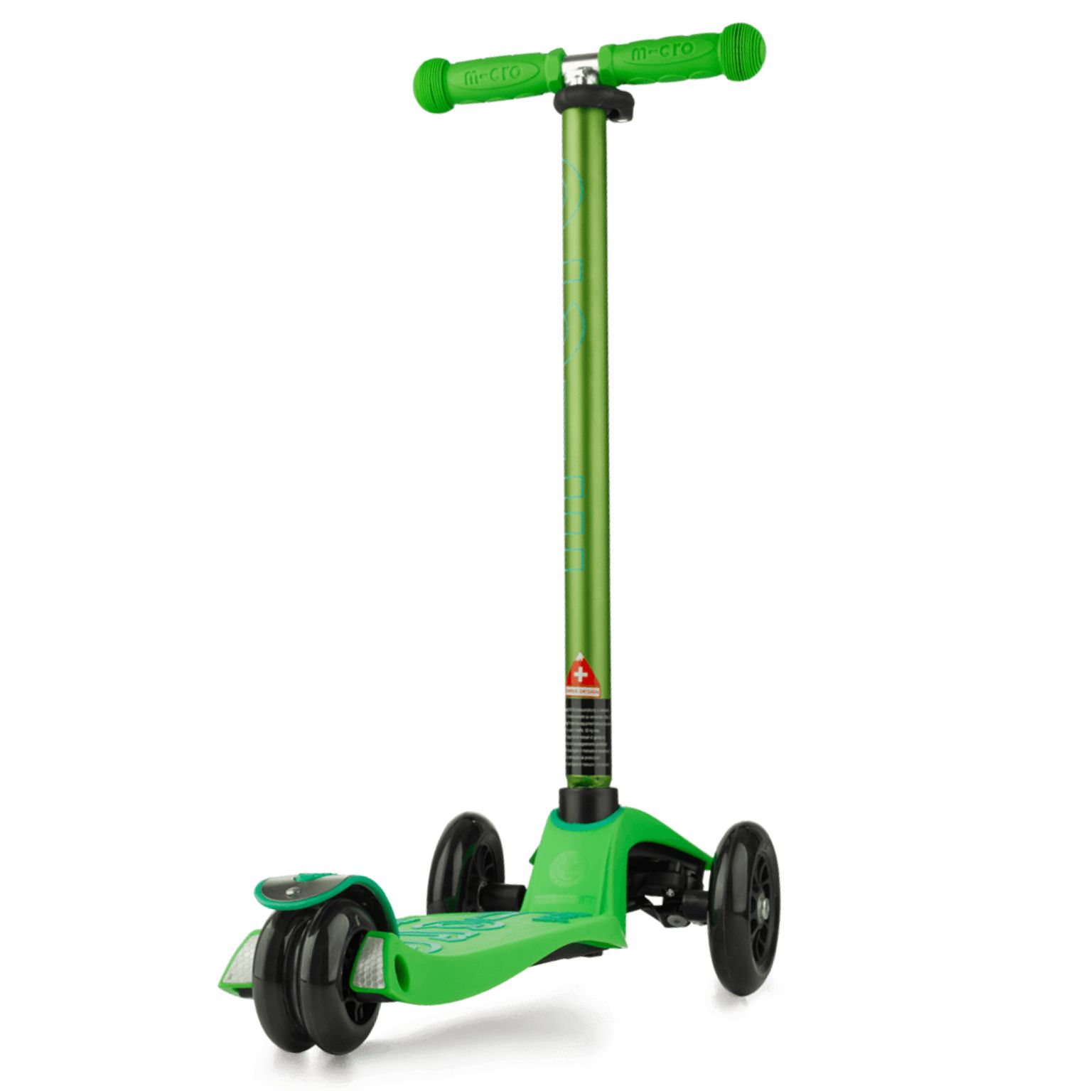 מיקרו מקסי דלוקס ירוק קורקינט 3 גלגלים MICRO MAXI DELUXE — תמונה 2
