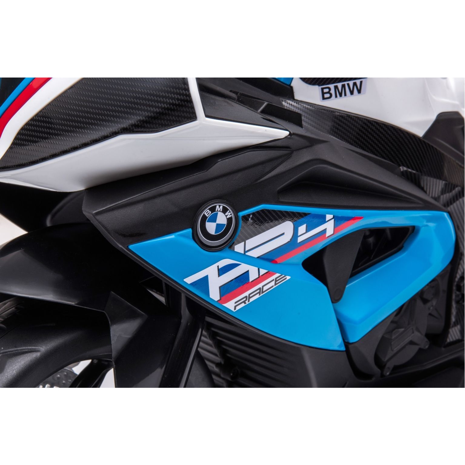 אופנוע ב.מ.וו HP4 ממונע לילדים 12 וולט 3 גלגלים כחול — תמונה 6