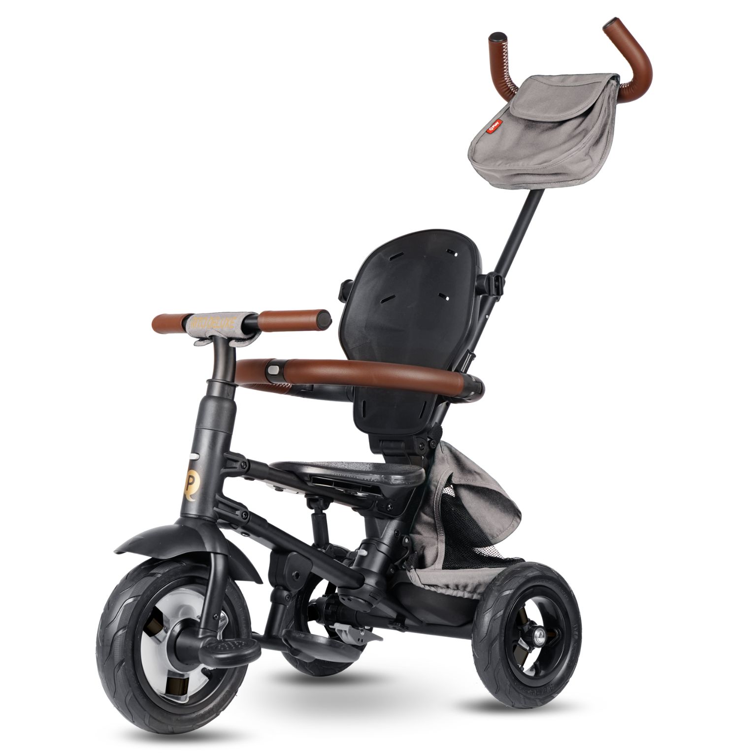 RITO DELUXE -תלת אופן מתקפל לתינוקות קיו פליי ריטו דלוקס מפואר אפור — תמונה 3