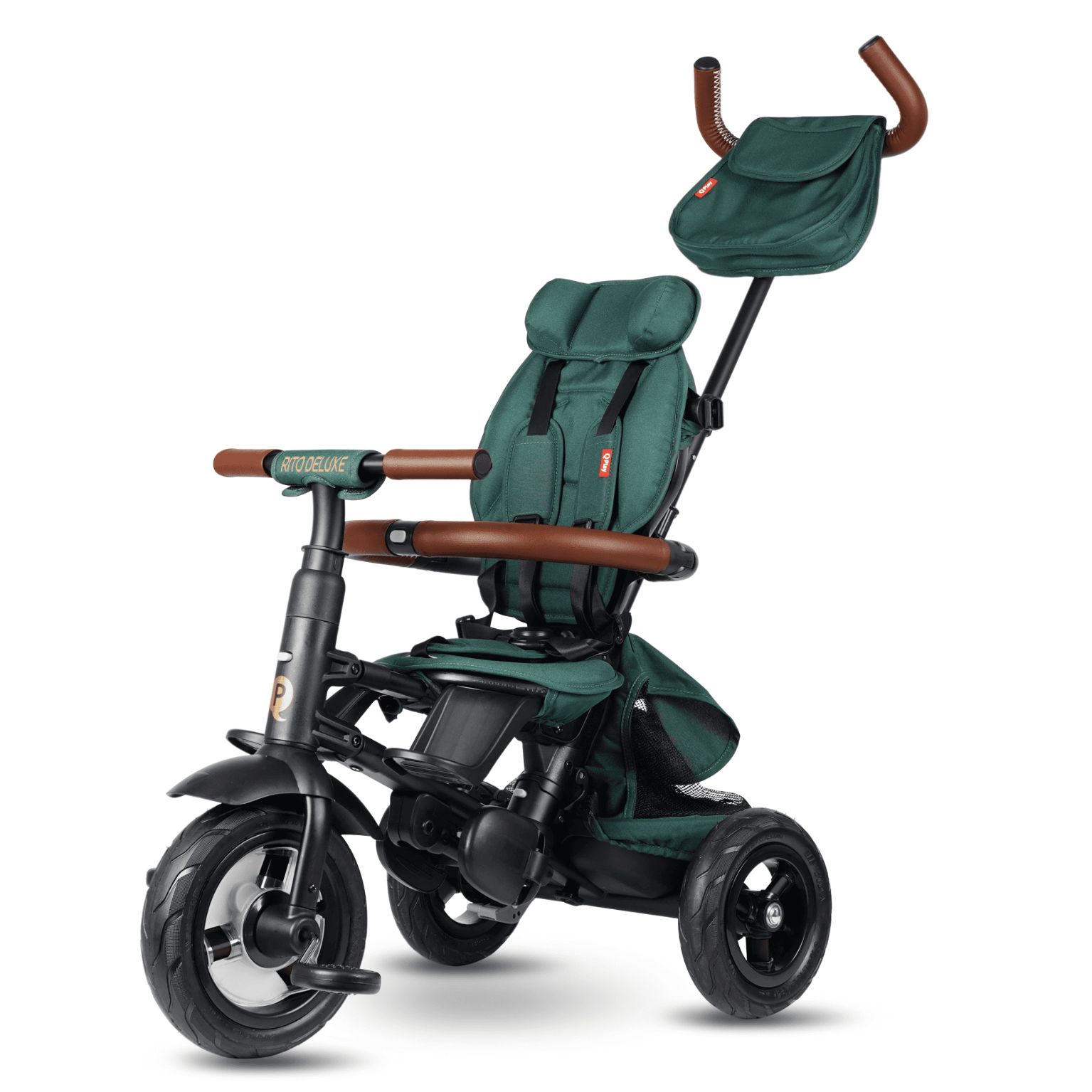 RITO DELUXE -תלת אופן מתקפל לתינוקות קיו פליי ריטו דלוקס מפואר ירוק — תמונה 4