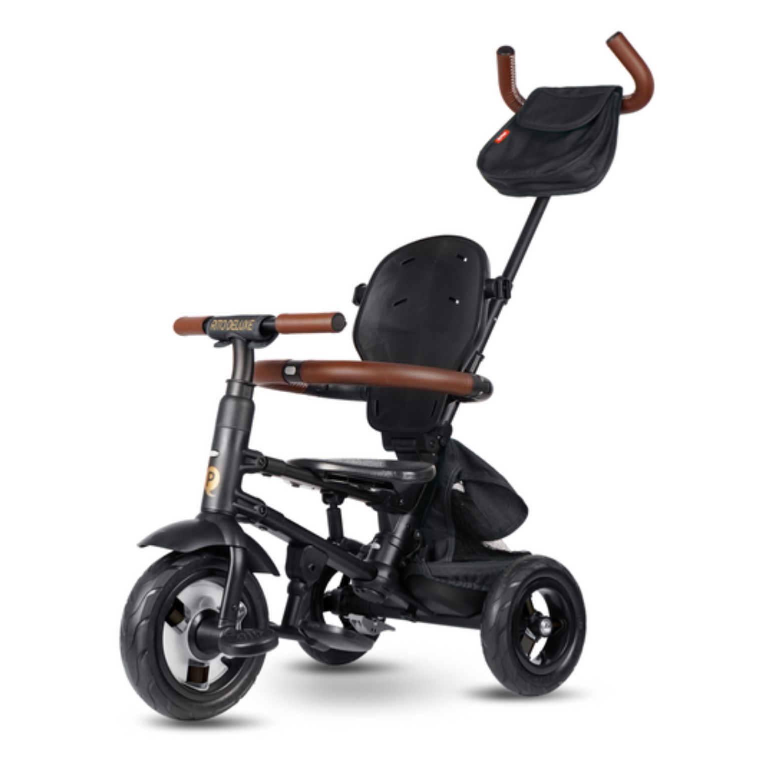 RITO DELUXE - תלת אופן מתקפל לתינוקות קיו פליי ריטו דלוקס מפואר שחור — תמונה 3