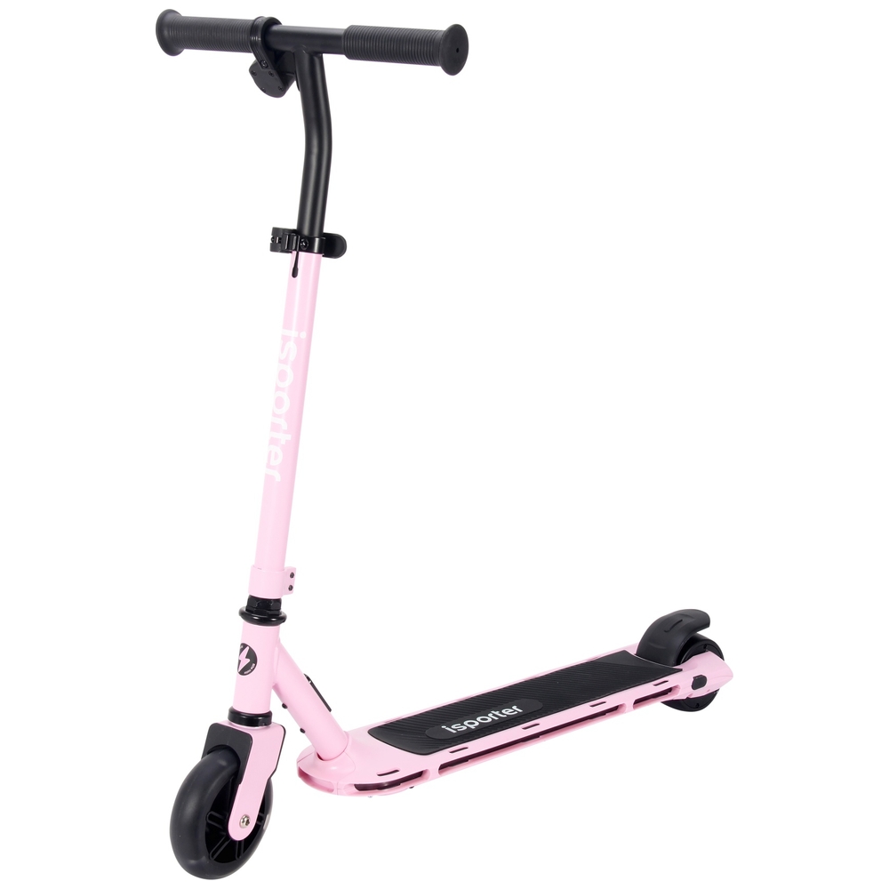 קורקינט חשמלי לילדים ISPORTER POWER עם 2 גלגלים בצבע ורוד