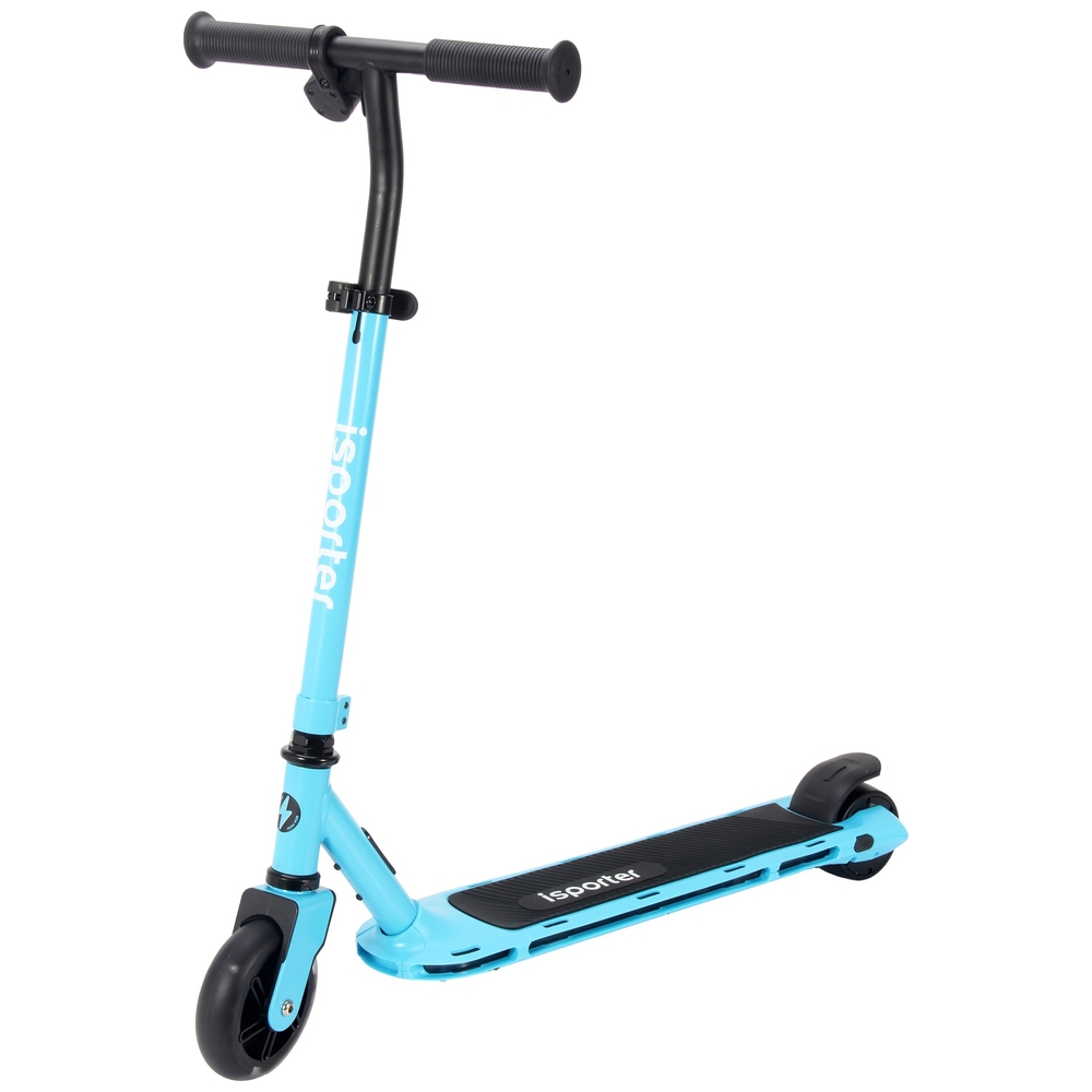 קורקינט חשמלי לילדים ISPORTER POWER עם 2 גלגלים בצבע כחול