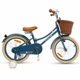 אופני ילדים וינטג' פרימיום BMX קלאסיים מאלומיניום צבע כחול