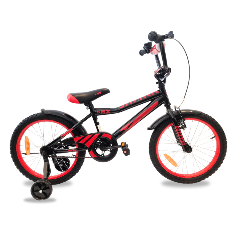 שארק - אופני BMX ספורטיביים לילדים בצבע שחור - 14 אינץ' — תמונה 2