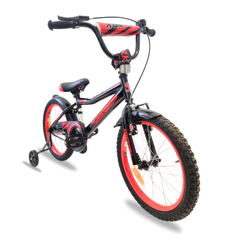שארק - אופני BMX ספורטיביים לילדים בצבע שחור - 14 אינץ'