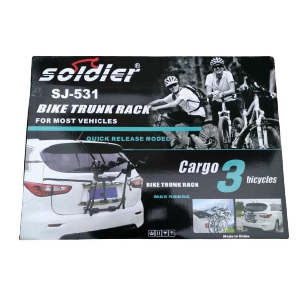 מנשא רכב ל-3 זוגות אופניים SOLDIER — תמונה 5