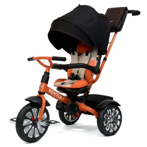תלת אופן לתינוקות בנטלי מולינר QPLAY Bentley כתום 6 ב-1