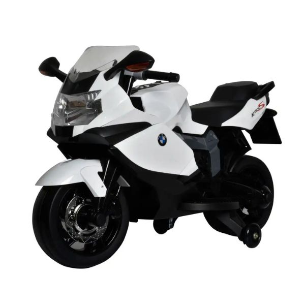 אופנוע 12V ממונע לילדים BMW KS1300 לבן