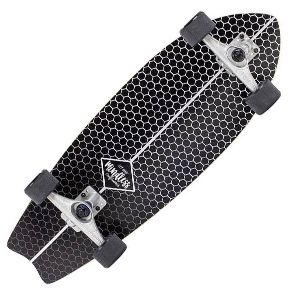 סקייטבורד עץ גלישה מיינדלס פיש טייל שחור MINDLESS SURF SKATE FISH TAIL — תמונה 3