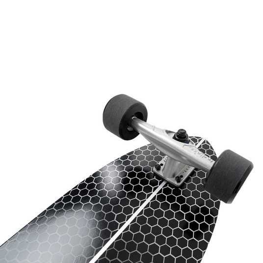 סקייטבורד עץ גלישה מיינדלס פיש טייל שחור MINDLESS SURF SKATE FISH TAIL — תמונה 2