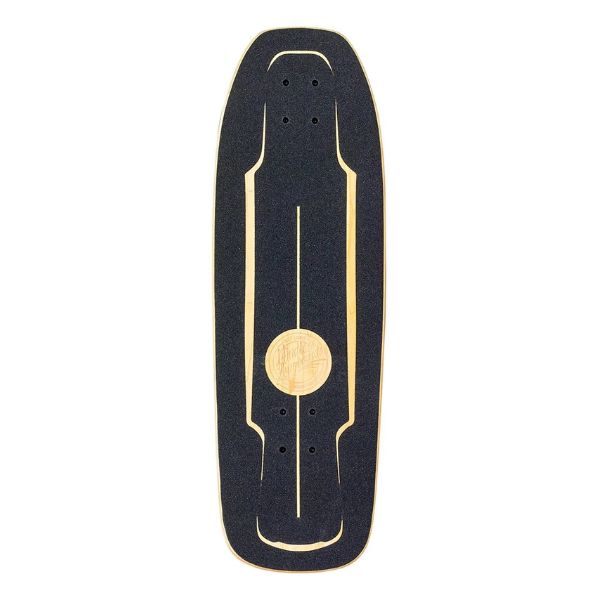סקייטבורד עץ גלישה מיינדלס שחור MINDLESS SURF SKATE — תמונה 4