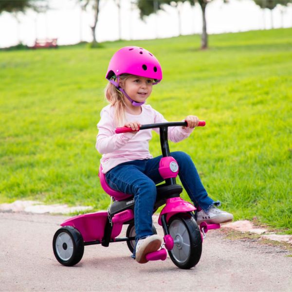 תלת אופן סמארט טרייק 4 ב 1 ונילה פלוס ורוד SMART TRIKE — תמונה 2