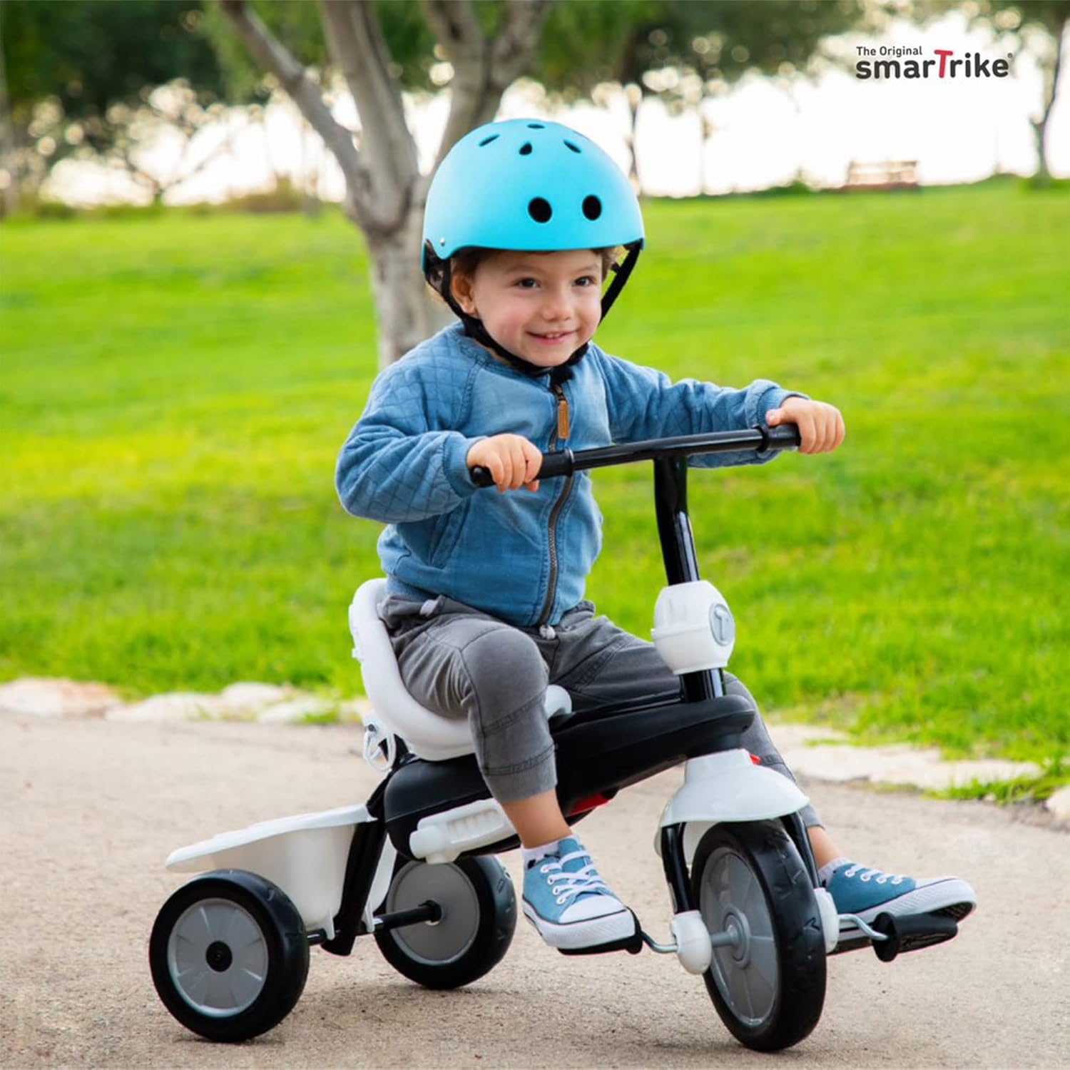 תלת אופן סמארט טרייק 4 ב 1 ונילה פלוס שחור SMART TRIKE — תמונה 4