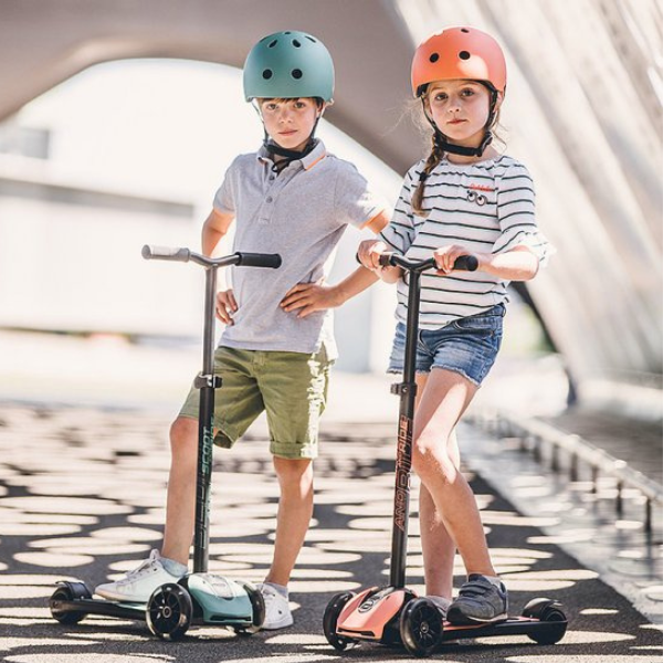 קורקינט 3 גלגלים גבוה Scoot and Ride HIGHWAYKICK 5 צבע כחול סטיל — תמונה 3