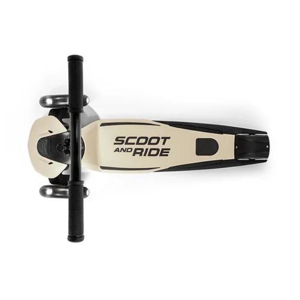 קורקינט 3 גלגלים גבוה Scoot and Ride HIGHWAYKICK 5 צבע בז' — תמונה 4