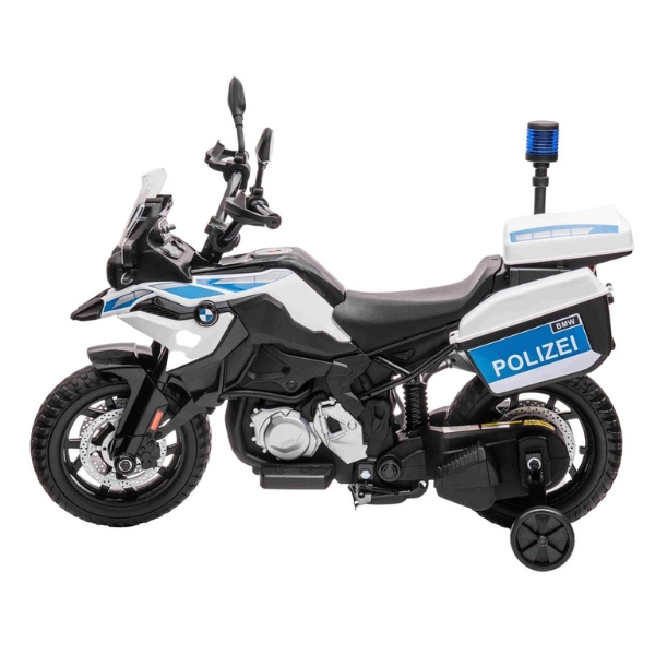 אופנוע ב.מ.וו משטרה F850 GS ממונע לילדים 12 וולט — תמונה 2