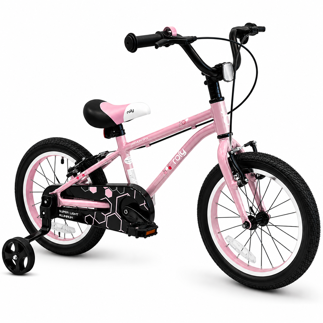 רולי בי אם אקס ROLY BMX אופני ילדים סופר קלים מאלומיניום בצבע ורוד - 14 אינץ'