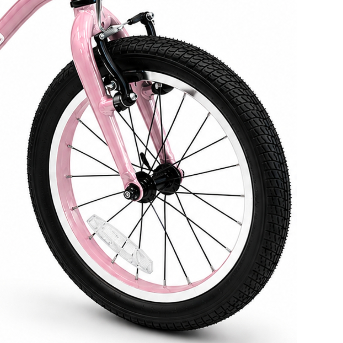 רולי בי אם אקס ROLY BMX אופני ילדים סופר קלים מאלומיניום בצבע ורוד - 14 אינץ' — תמונה 3