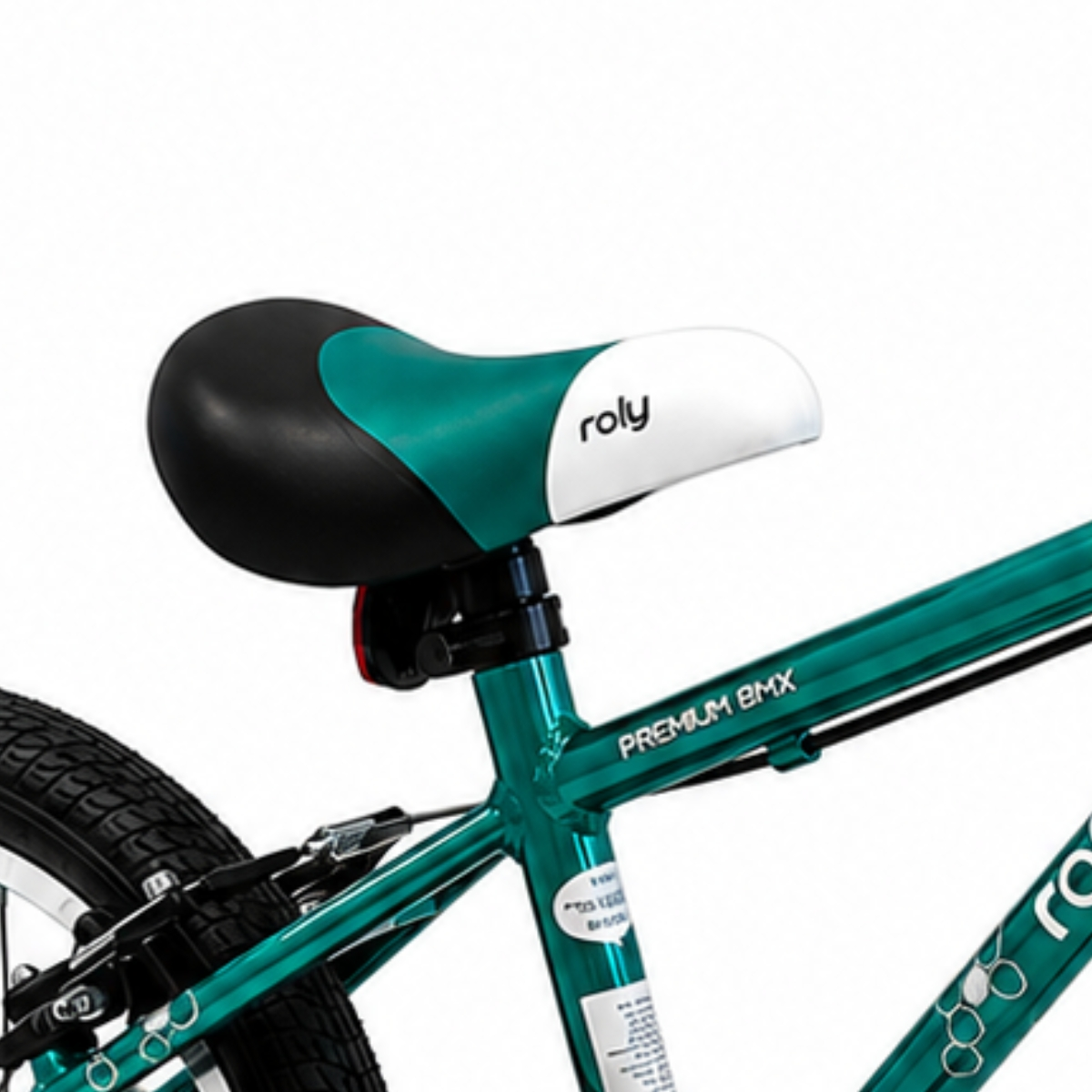 רולי בי אם אקס ROLY BMX אופני ילדים סופר קלים מאלומיניום בצבע טורקיז - 14 אינץ' — תמונה 5