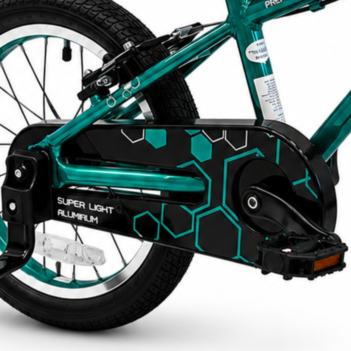 רולי בי אם אקס ROLY BMX אופני ילדים סופר קלים מאלומיניום בצבע טורקיז - 14 אינץ' — תמונה 4