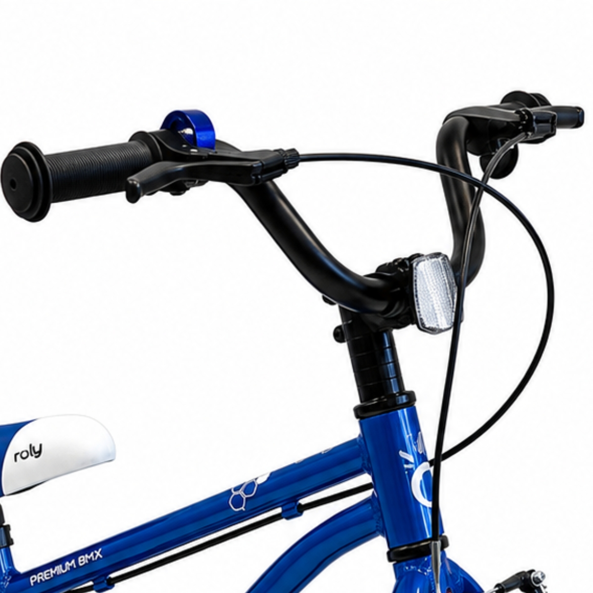 רולי בי אם אקס ROLY BMX אופני ילדים סופר קלים מאלומיניום בצבע כחול - 14 אינץ' — תמונה 5