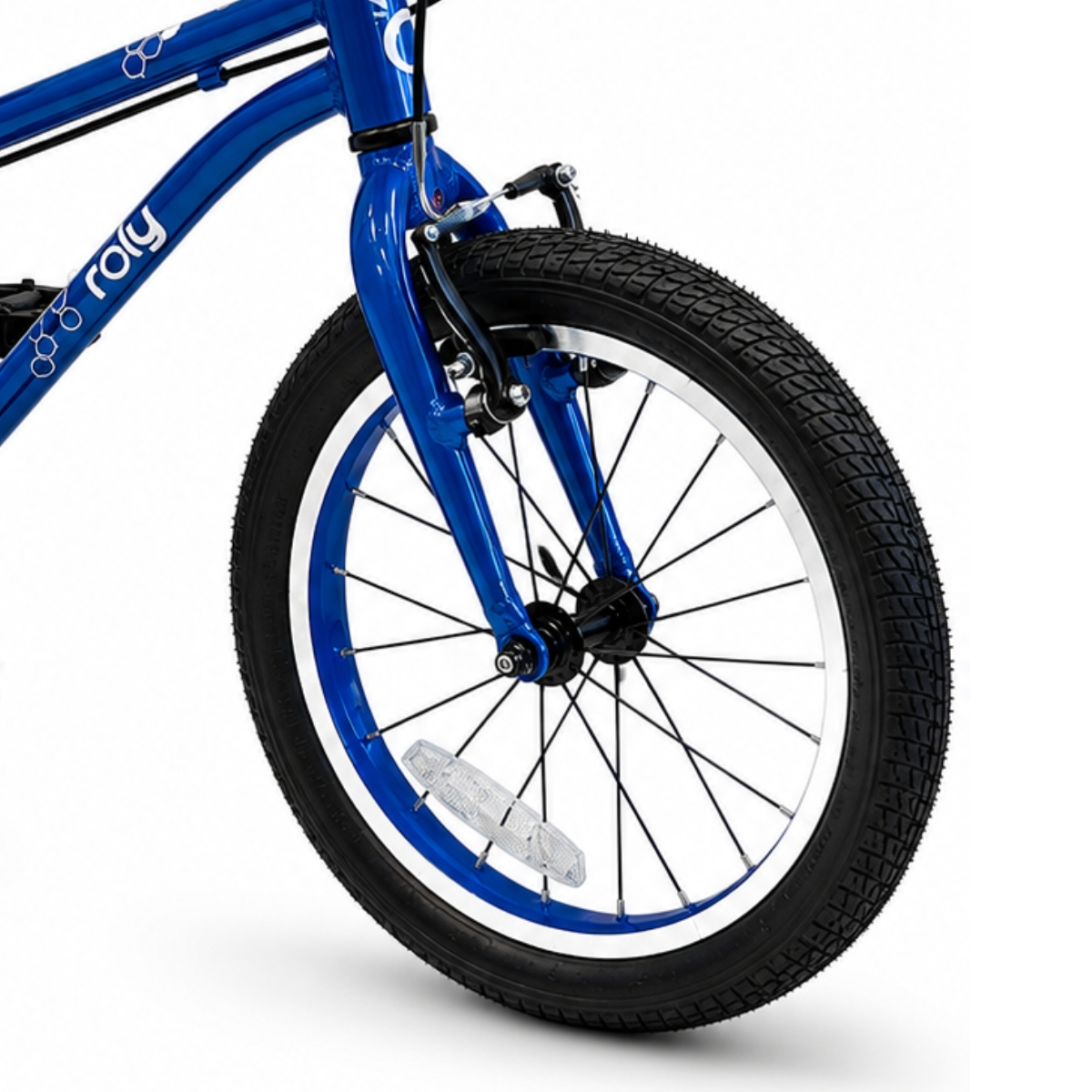 רולי בי אם אקס ROLY BMX אופני ילדים סופר קלים מאלומיניום בצבע כחול - 14 אינץ' — תמונה 4