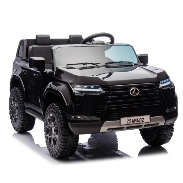 ג’יפ לקסוס GX550 מפואר שחור ממונע עם 2 מושבים 24 וולט