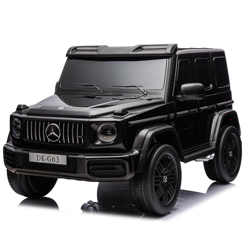 ג’יפ מרצדס G63 מפואר שחור ממונע מפואר עם 2 מושבים 24 וולט