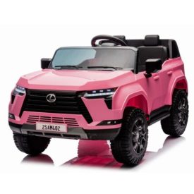 ג’יפ לקסוס GX550 מפואר ורוד ממונע עם 2 מושבים 24 וולט