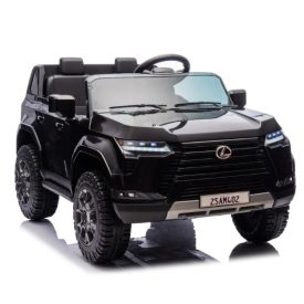 ג’יפ לקסוס GX550 מפואר שחור ממונע עם 2 מושבים 24 וולט