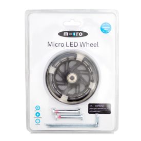 גלגל 120 מ"מ עם לדים לקורקינט MICRO MAXI